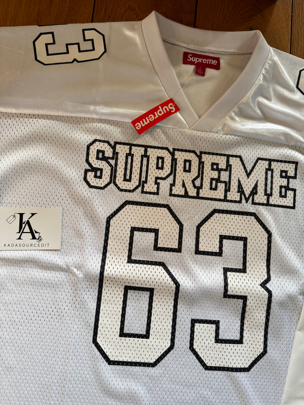 Supreme Bones White Football Jersey (FW25)
