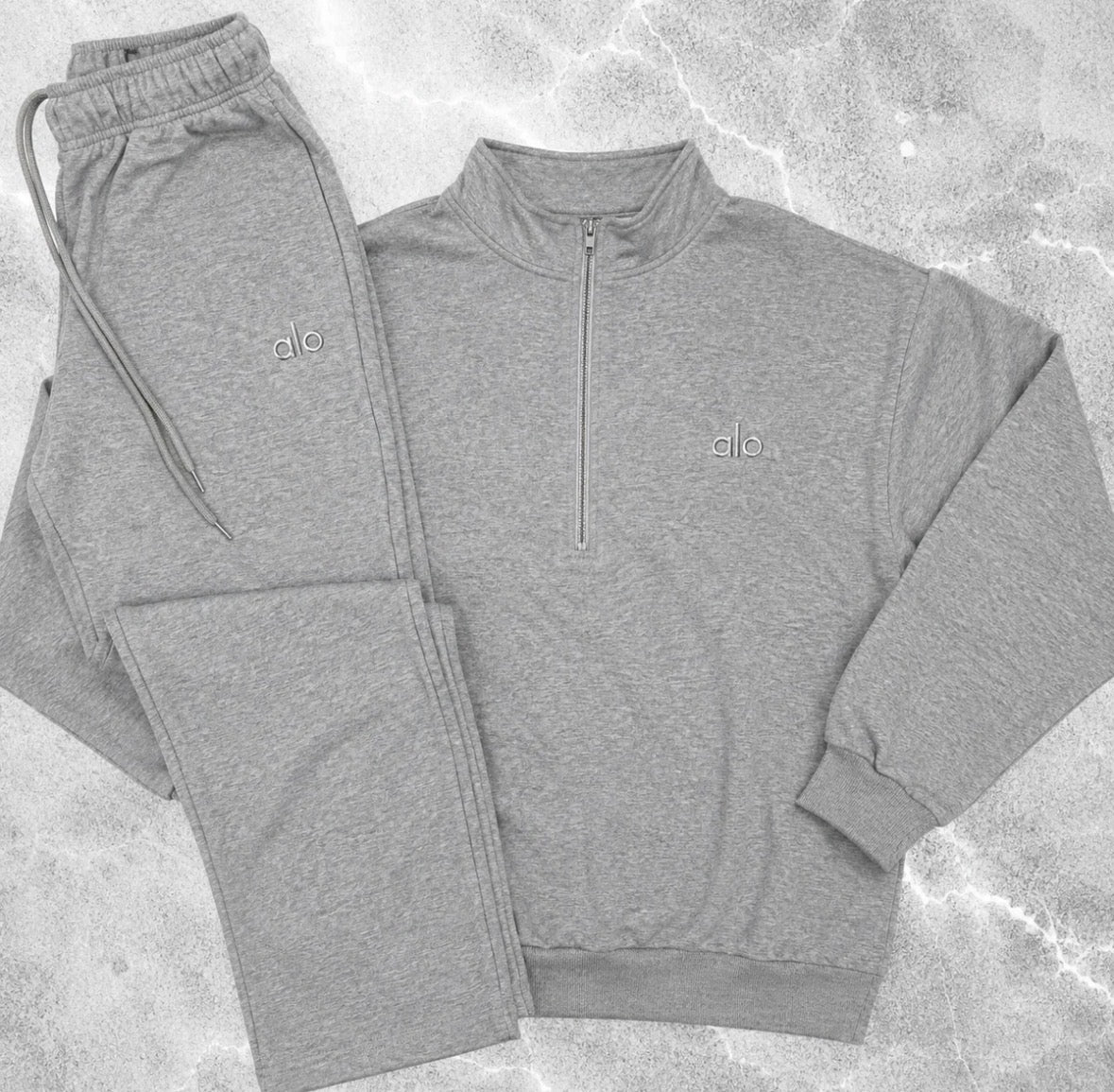 Alo Quaterzip Tracksuit ‘Grey’