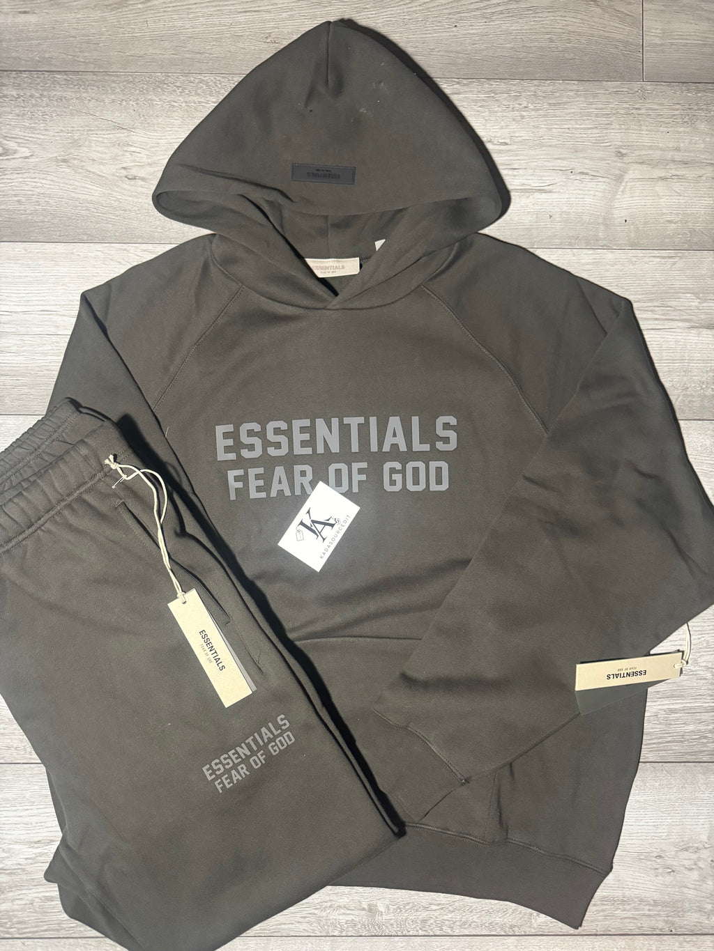FW22 Essentials Fear Of God ‘Off Black’ Tracksuit