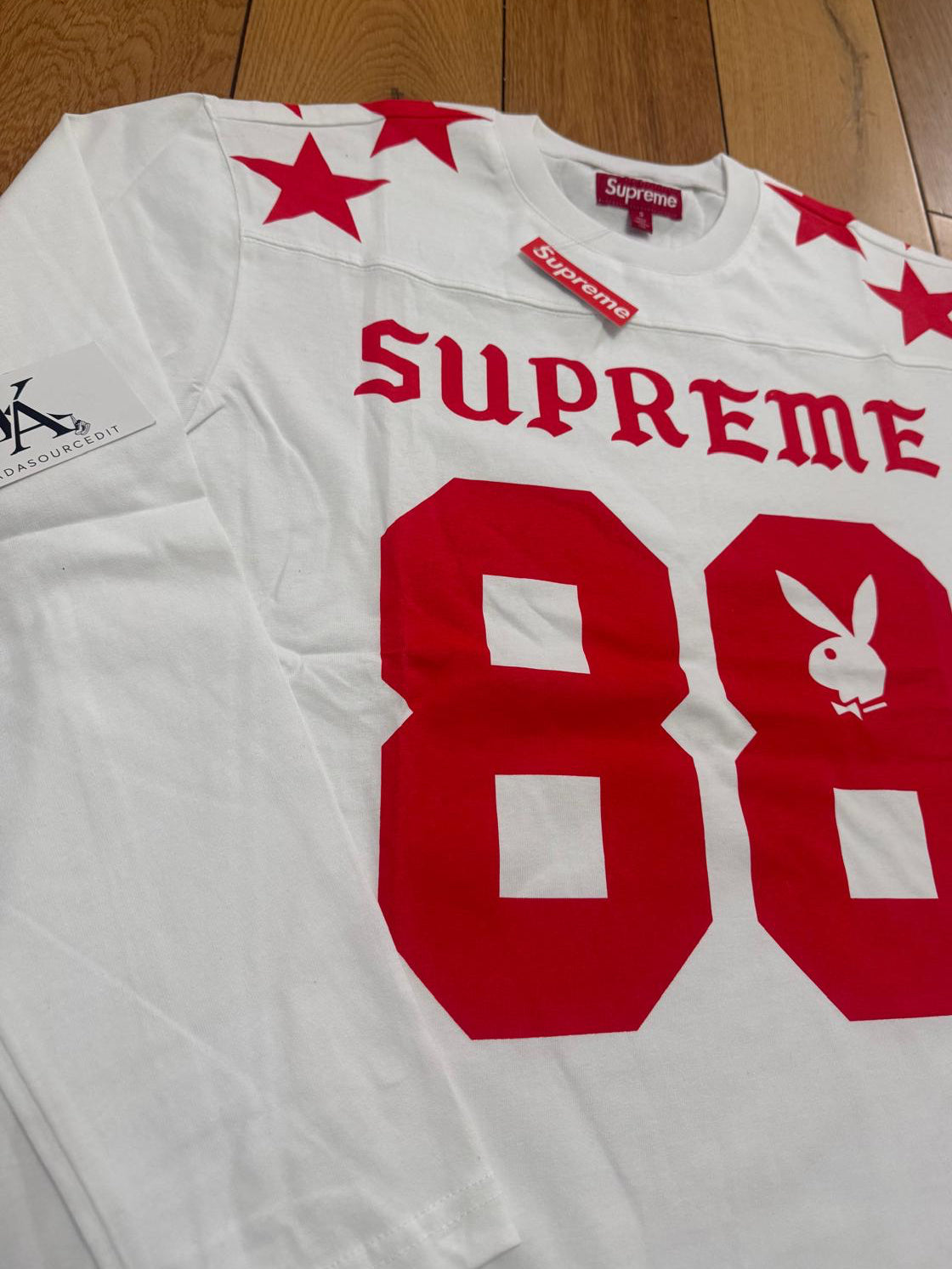 Supreme “88” Red Jersey Long Sleeve
