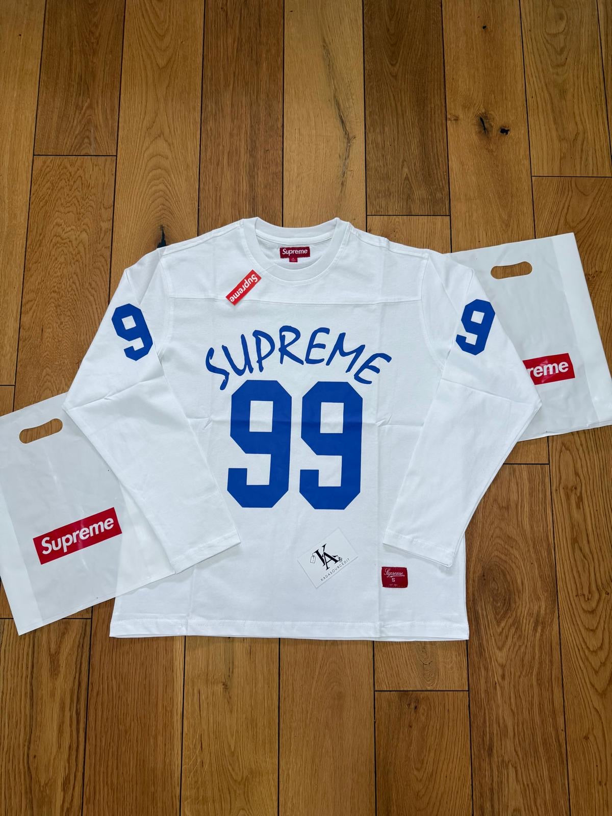 SUPREME 99 L/S STONE FOOTBALL TEE