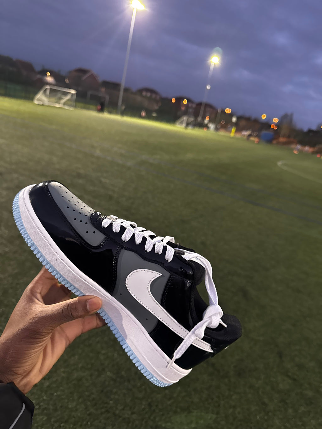 AF1 ‘Black Iron Grey Patent’