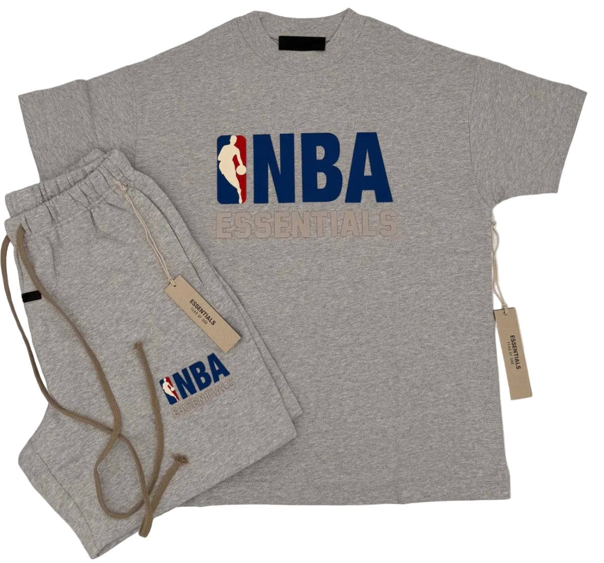 Essentials NBA ‘Light Heather’ Short Set