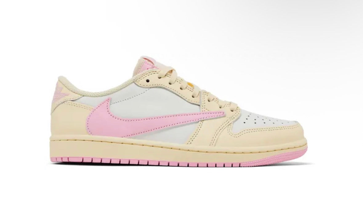Travis Scott x Air Jordan 1 Low “Shy Pink”