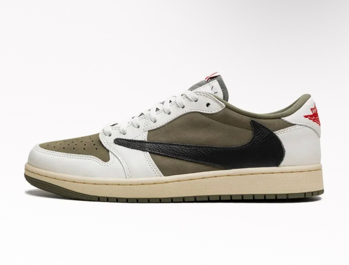 Travis Scott x Air Jordan 1 Retro Low 'Medium Olive'