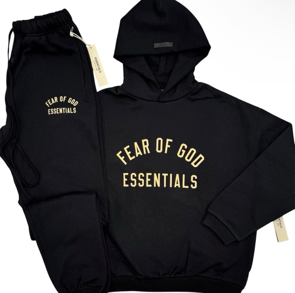 Essentials FW24 ‘Black/Gold’ Tracksuit