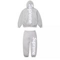 Supreme appliqué ‘Grey’ Tracksuit