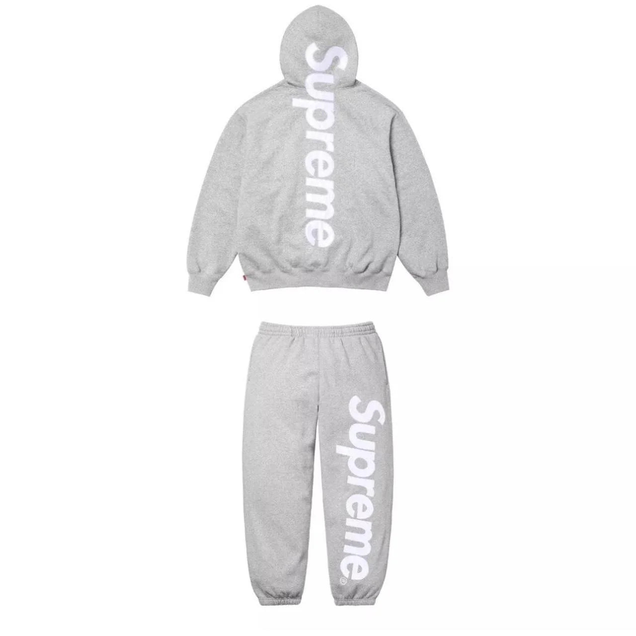 Supreme appliqué ‘Grey’ Tracksuit